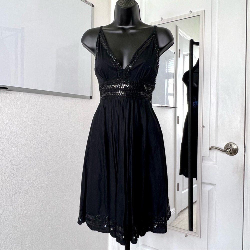 Black Preppy Babydoll Dress 🖤